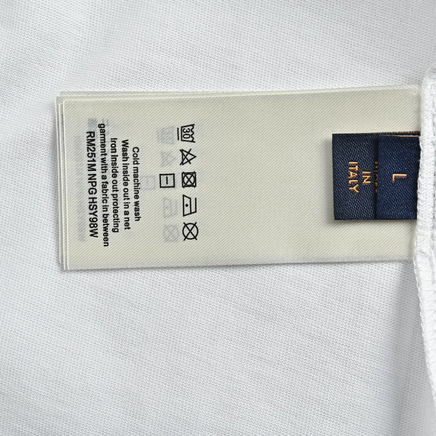 Louis Vuitton/Louis Vuitton gold flower signature embroidered short sleeves